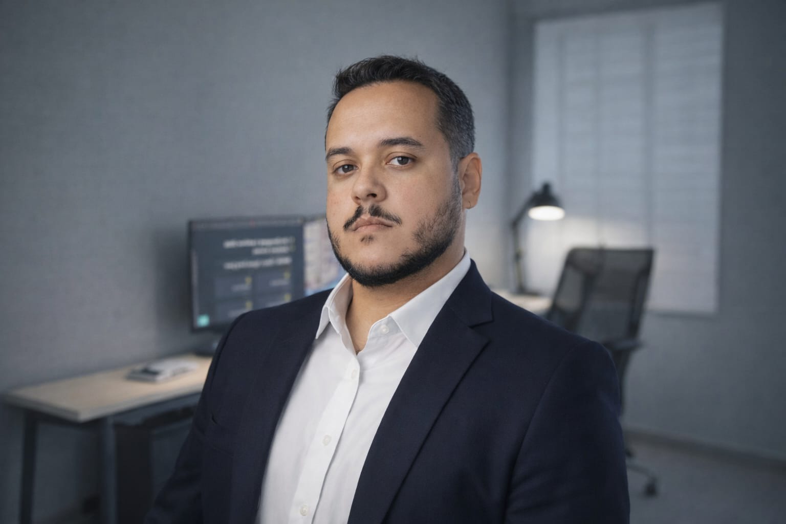 Engenheiro analisando projeto de reforma